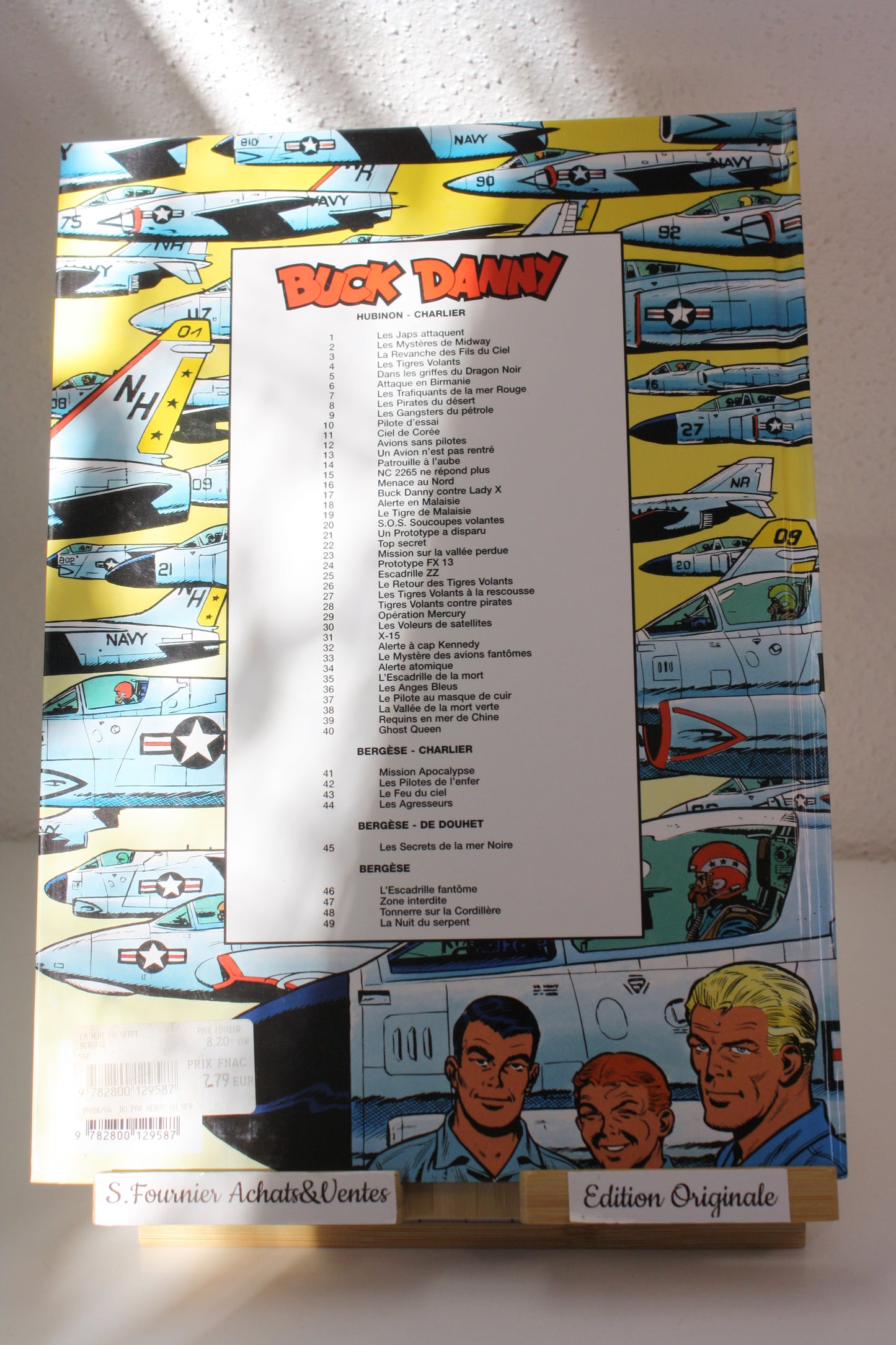 La nuit du serpent – Buck Danny – Bergese - Dupuis – EO – 2000