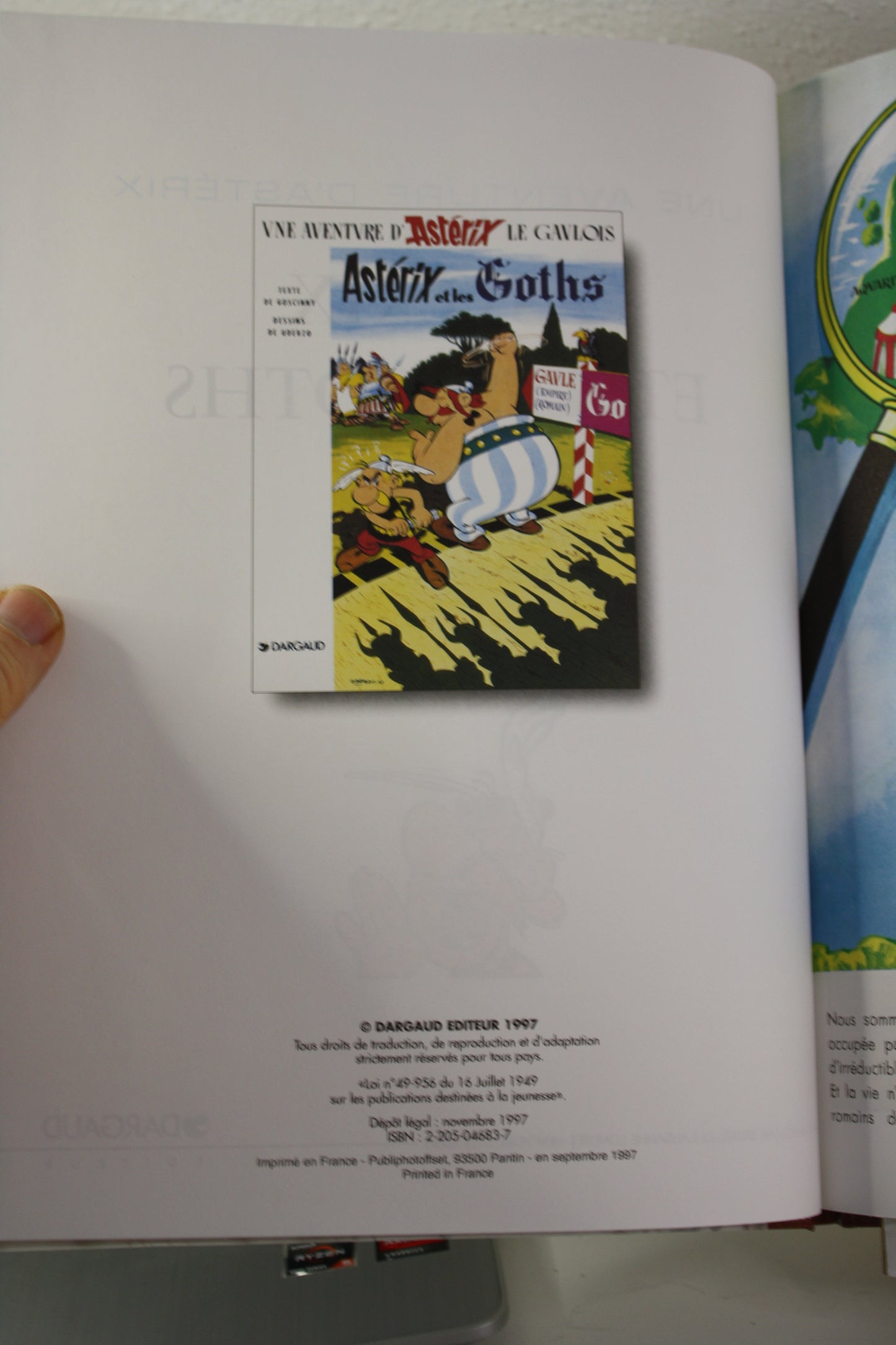 Astérix et les goths, Astérix Gladiateur – Astérix – Uderzo Goscinny - Dargaud – EO – 1997