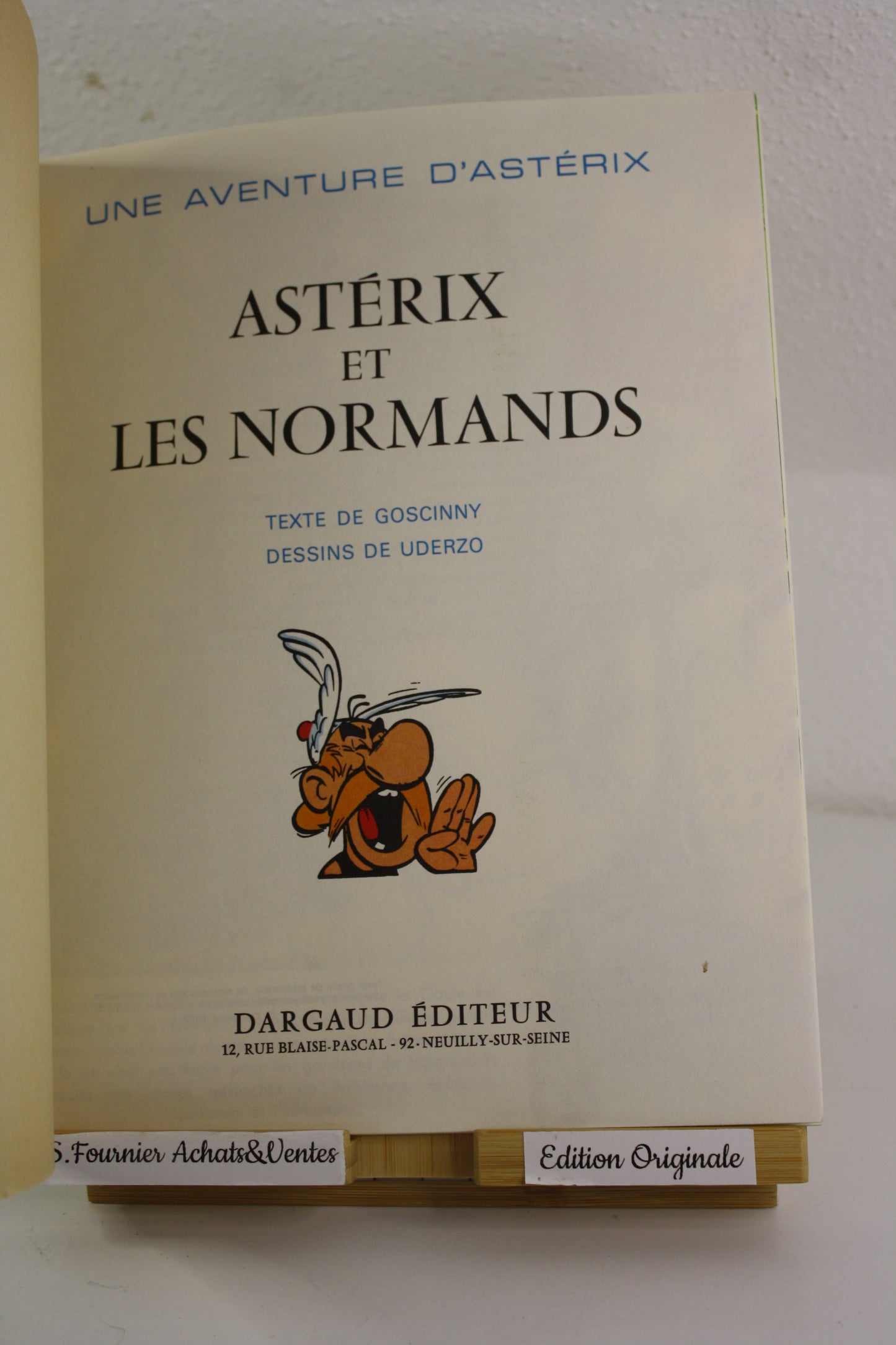 Astérix et les Normands – Astérix le Gaulois – Uderzo Goscinny – Dargaud éditeur – Edition publicitaire – 19725 - ELF