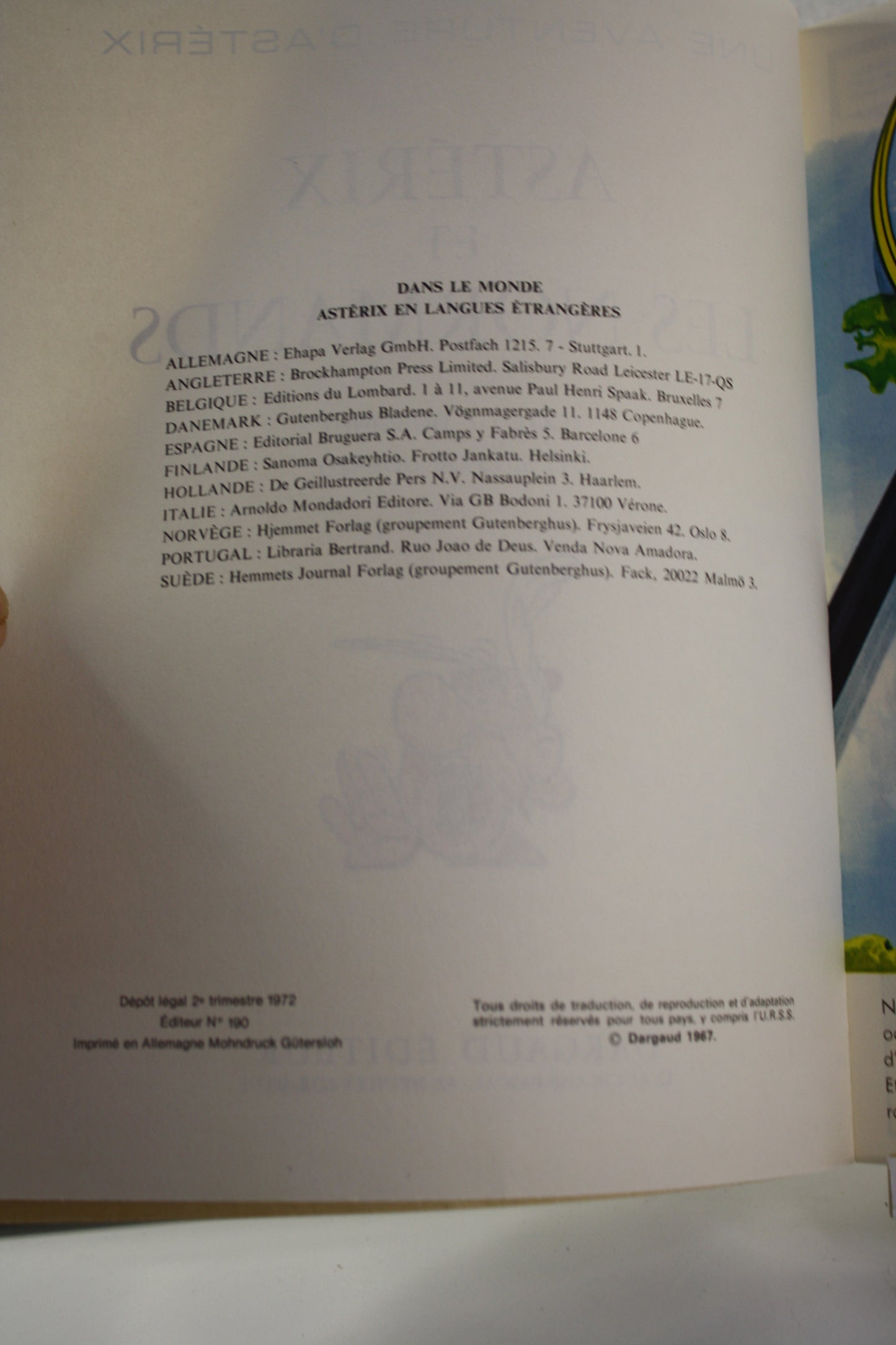 Astérix et les Normands – Astérix le Gaulois – Uderzo Goscinny – Dargaud éditeur – Edition publicitaire – 19725 - ELF