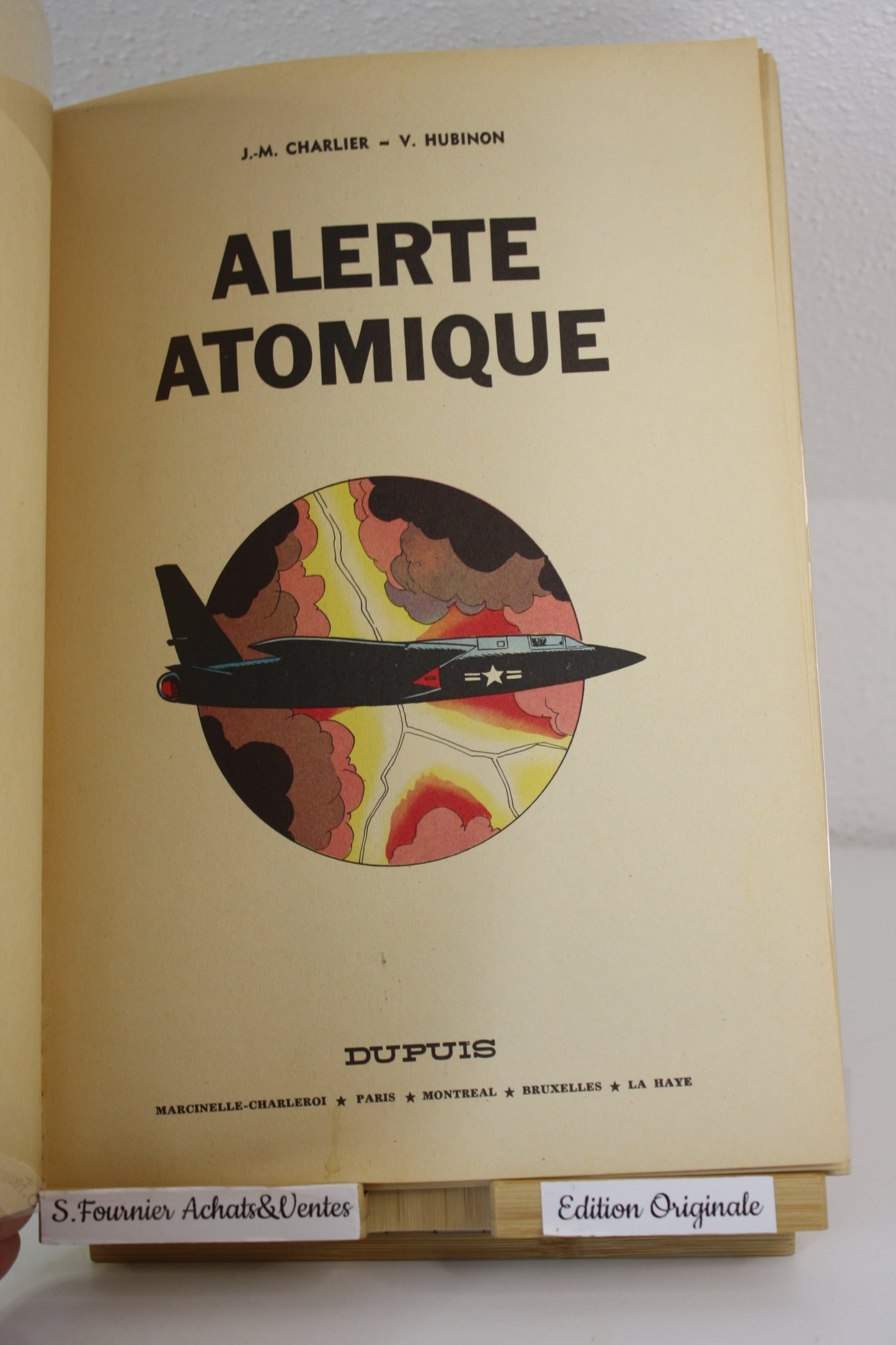 Alerte Atomique – Buck Danny – Charlier Hubinon - Dupuis – EO – 1967 – Couverture souple