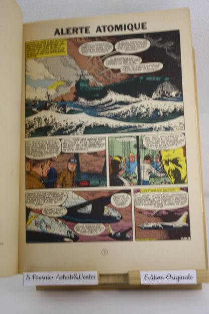 Alerte Atomique – Buck Danny – Charlier Hubinon - Dupuis – EO – 1967 – Couverture souple