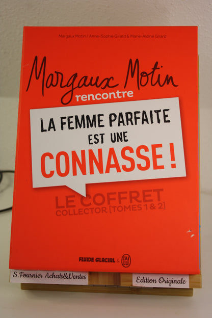 Coffret tome 1 & 2 +ex libris – La femme parfaite est une connasse – Motin – Fluide glacial J’ai lu – EO – 2019