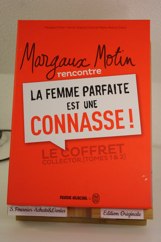 Coffret tome 1 & 2 +ex libris – La femme parfaite est une connasse – Motin – Fluide glacial J’ai lu – EO – 2019