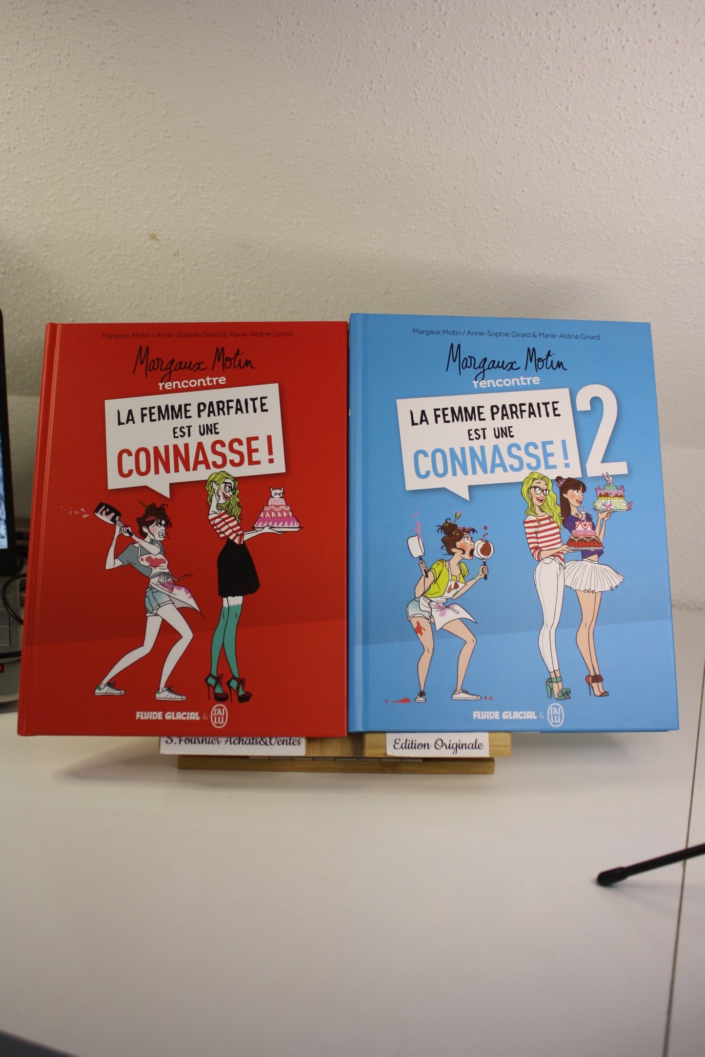 Coffret tome 1 & 2 +ex libris – La femme parfaite est une connasse – Motin – Fluide glacial J’ai lu – EO – 2019