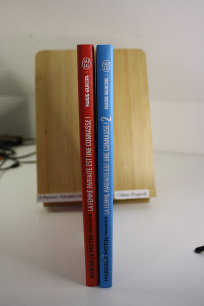 Coffret tome 1 & 2 +ex libris – La femme parfaite est une connasse – Motin – Fluide glacial J’ai lu – EO – 2019