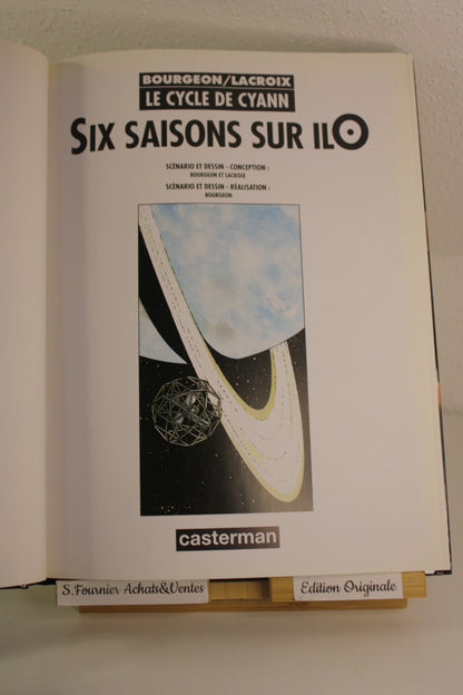 Six saisons sur ILO – Le cycle de Cyann – Bourgeon Lacroix – Casterman – EO – 1997