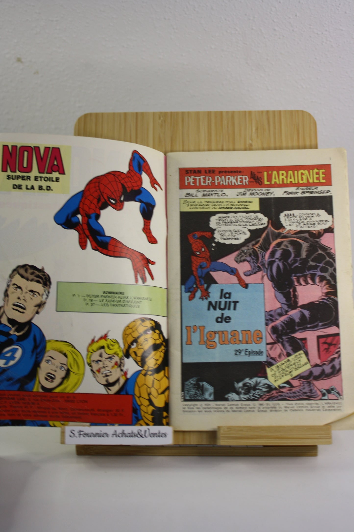 L’araignée : la nuit de l’iguane N°30 – Nova – collectif – Lug – Périodique – 1980