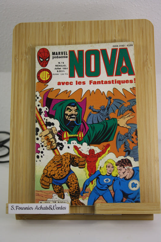 Les 4 fantastiques : l’éliminateur N°78 – Nova – Perez Wein – Lug – Périodique – 1984