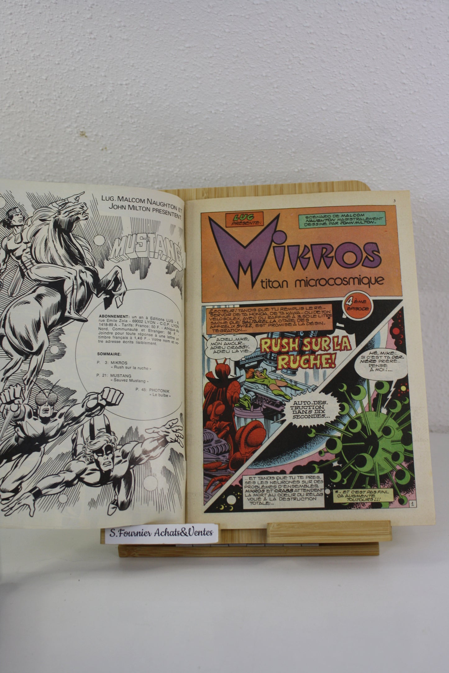 Mikros : Pièges ! N°57 – Mustang – Collectif – Lug – Périodique – 1980