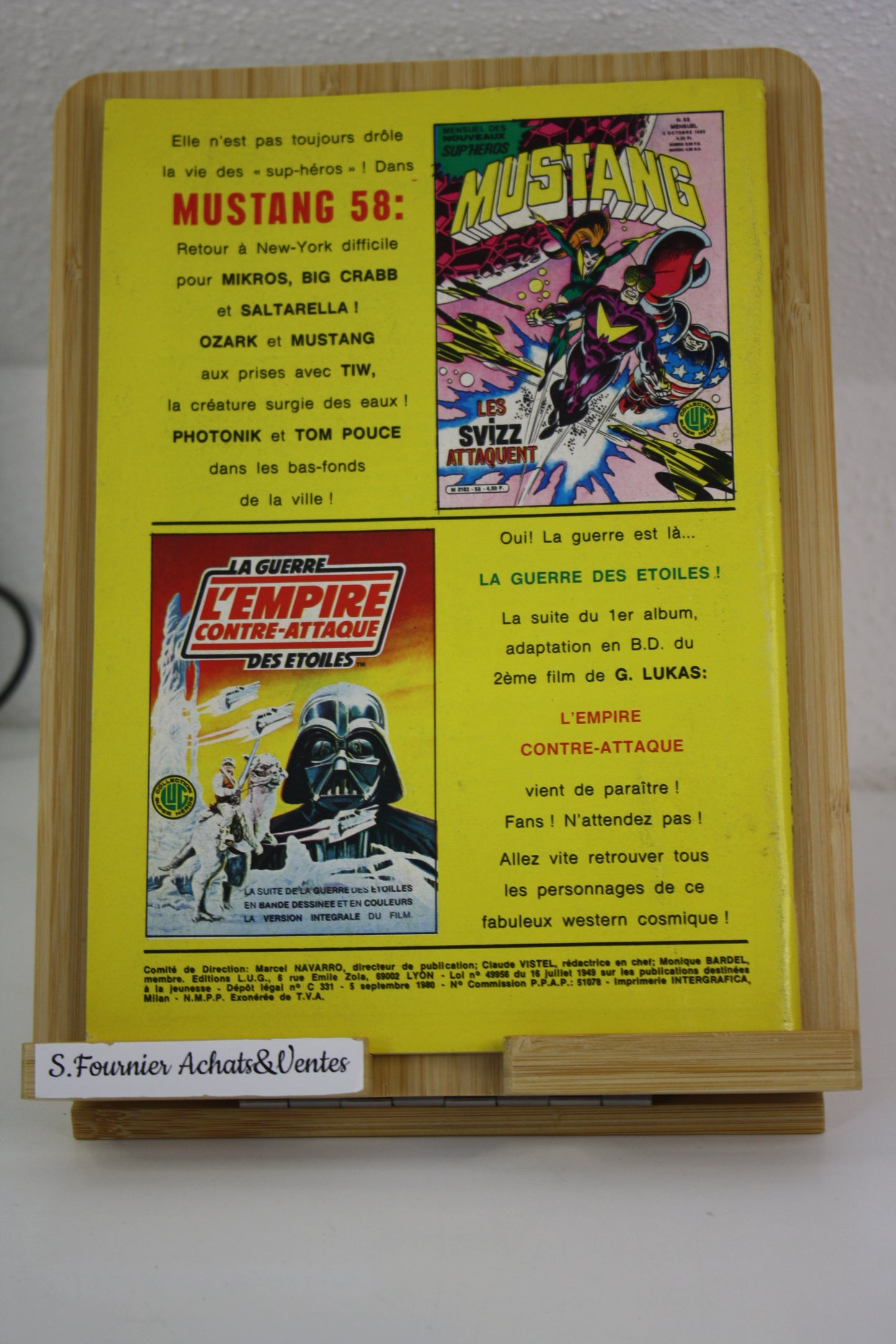 Mikros : Pièges ! N°57 – Mustang – Collectif – Lug – Périodique – 1980