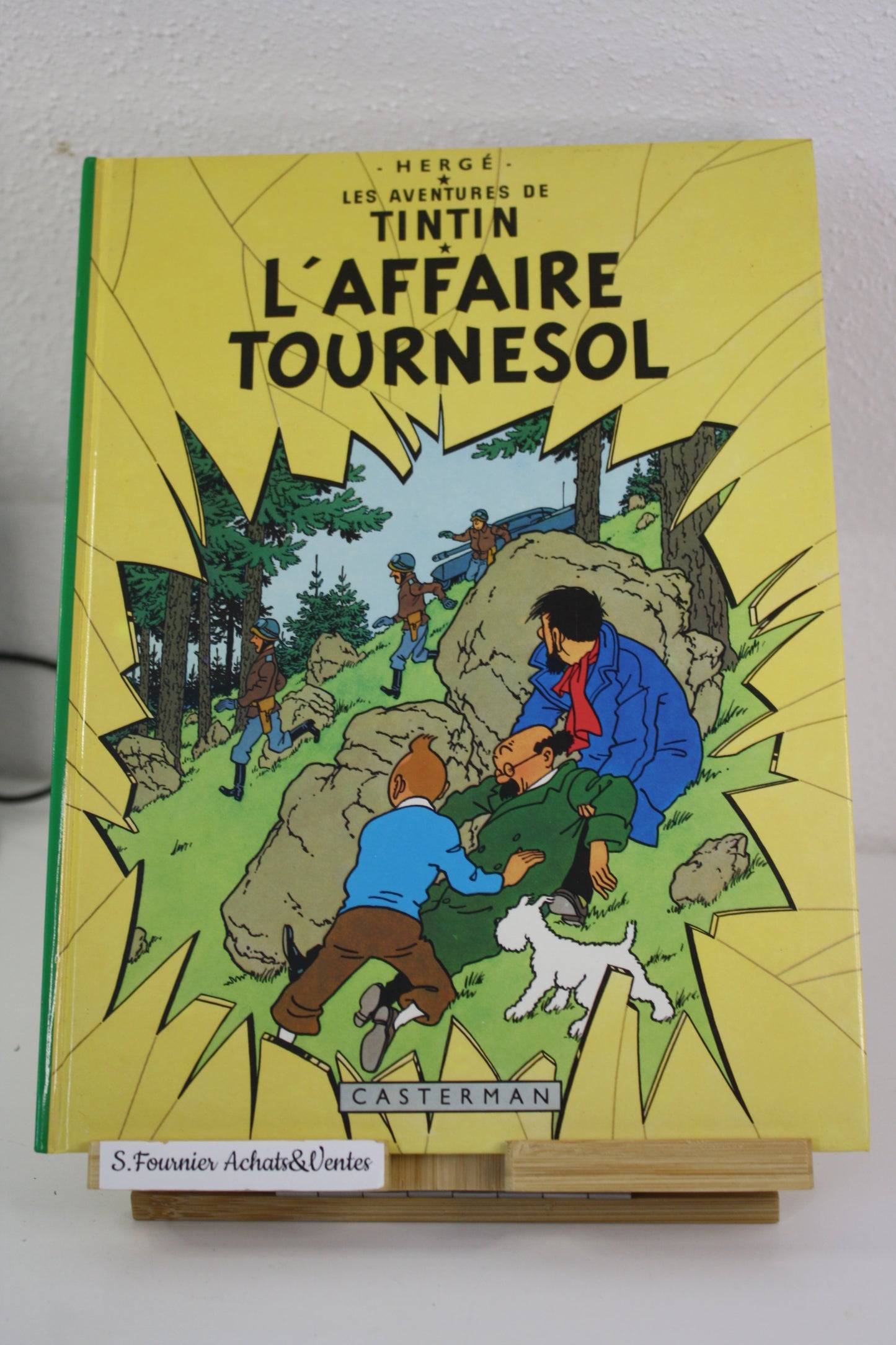 L’affaire tournesol – Tintin – Hergé – Casterman – Réédition – 1984 – C7zéro