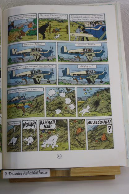 L’affaire tournesol – Tintin – Hergé – Casterman – Réédition – 1984 – C7zéro