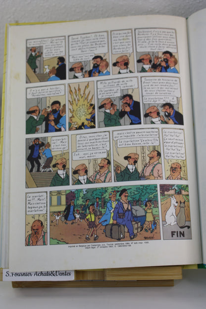 L’affaire tournesol – Tintin – Hergé – Casterman – Réédition – 1984 – C7zéro