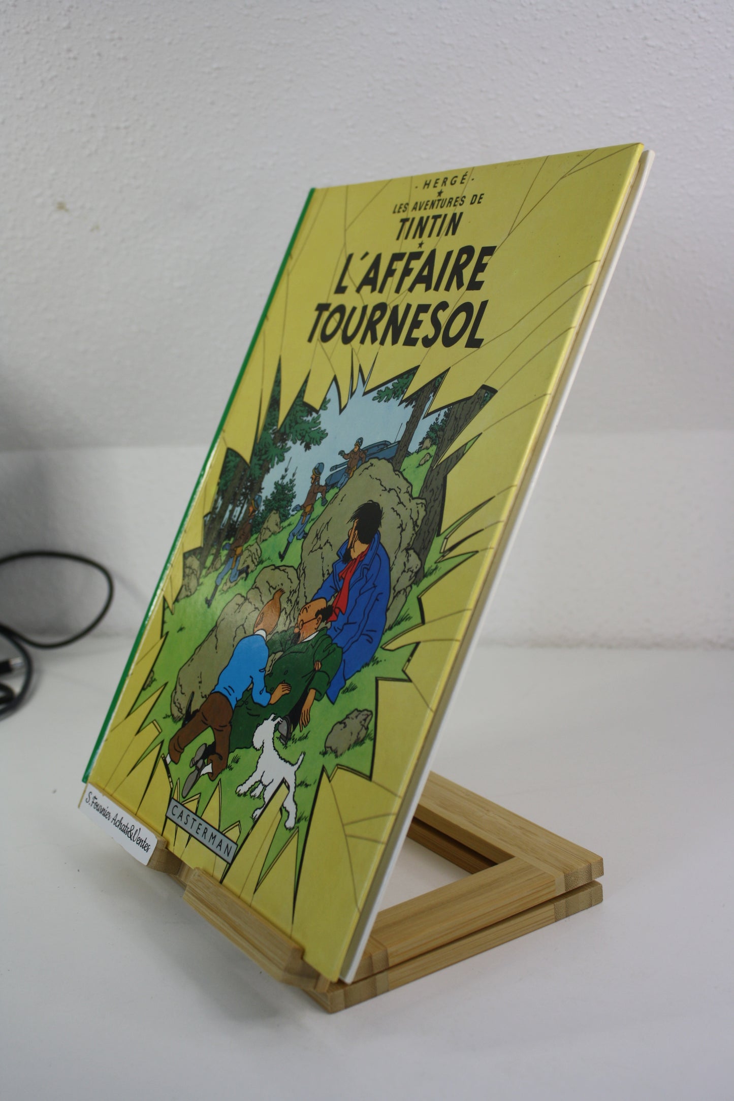 L’affaire tournesol – Tintin – Hergé – Casterman – Réédition – 1984 – C7zéro