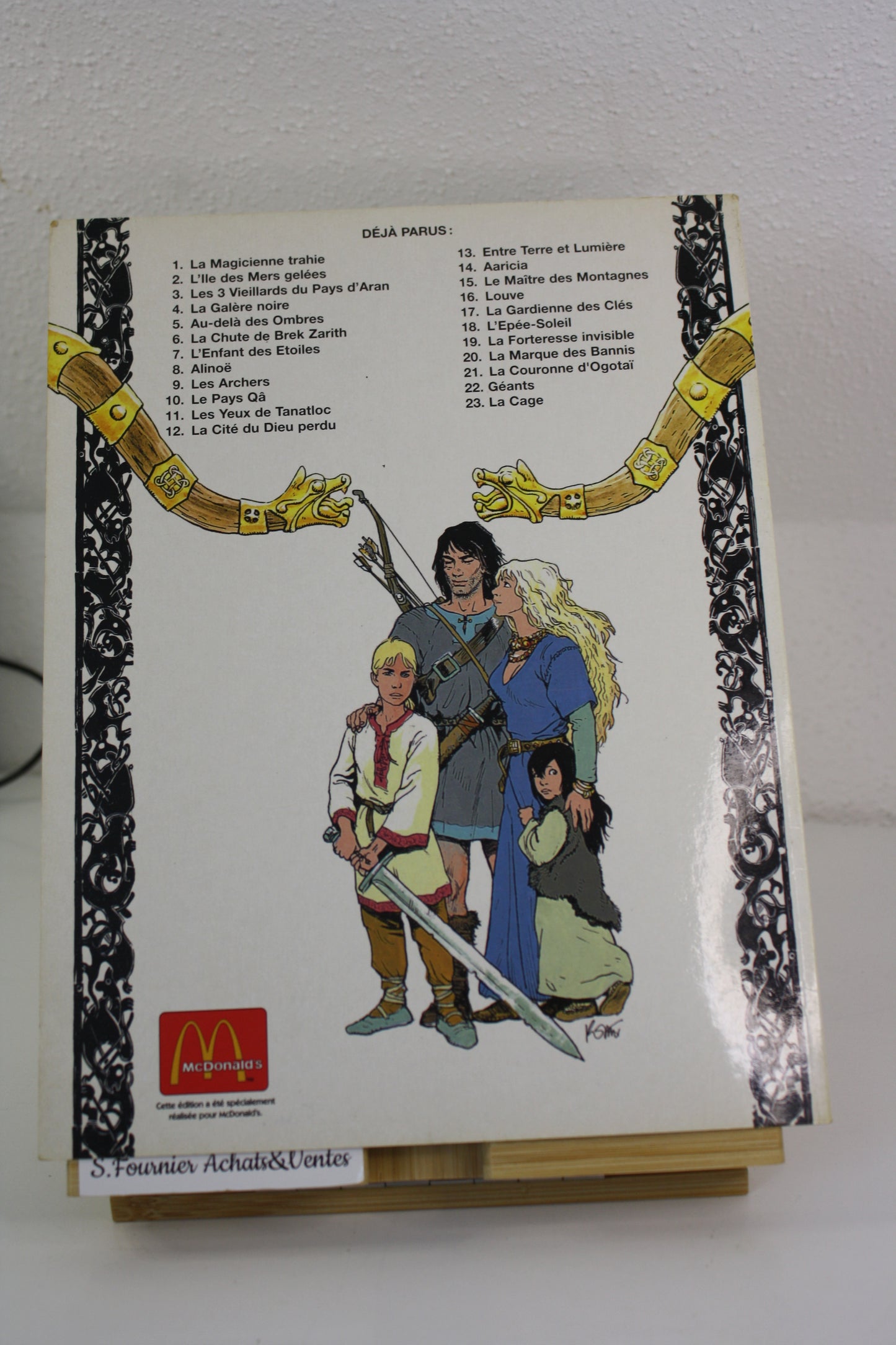Les Archers – Thorgal – Rosinski Van Hamme – Le Lombard – Publicitaire – 1999 – McDonald’s