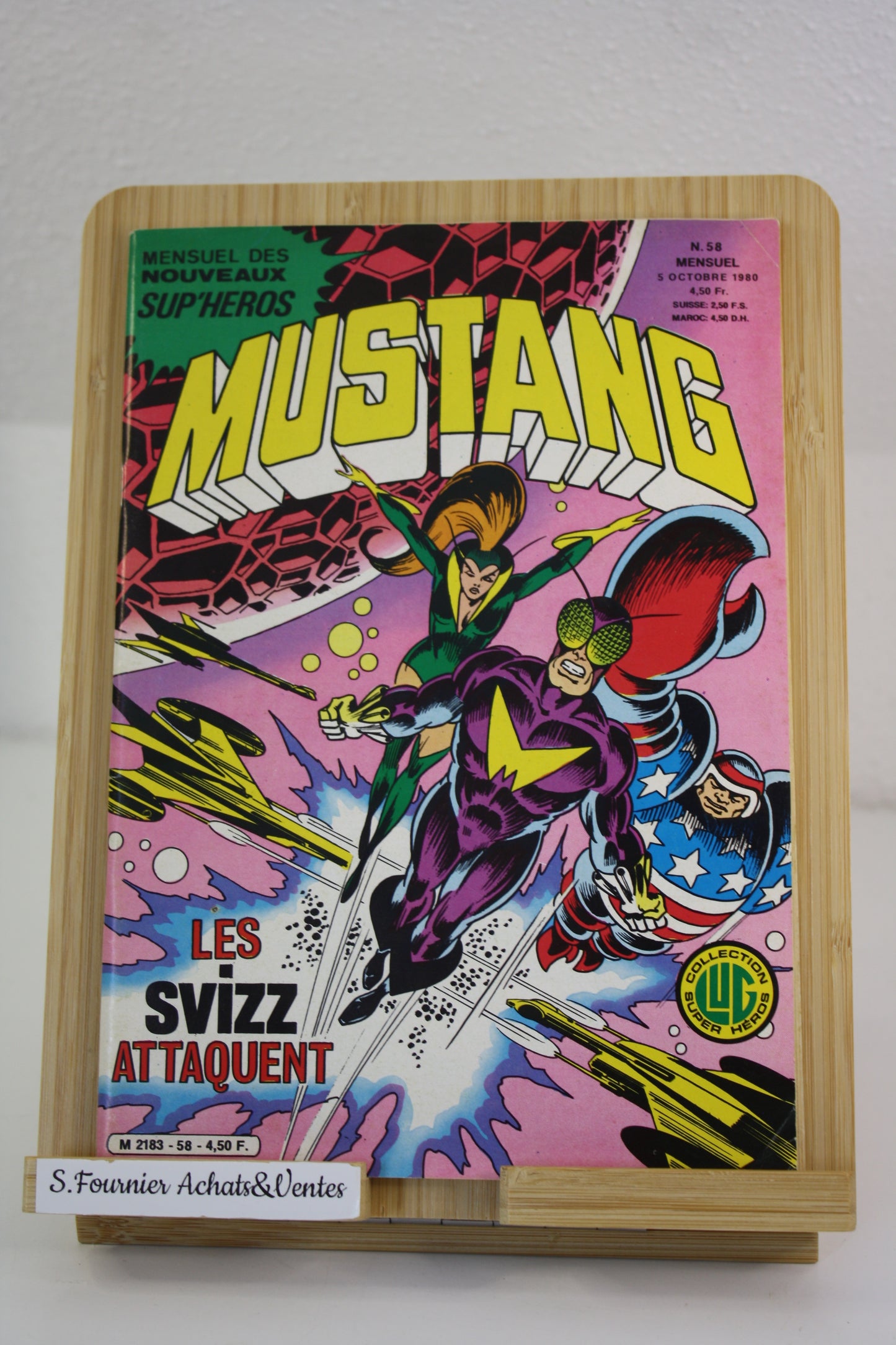 Mikros Les Svizz attaquent N°58 – Mustang – Collectif – Lug – Périodique – 1980