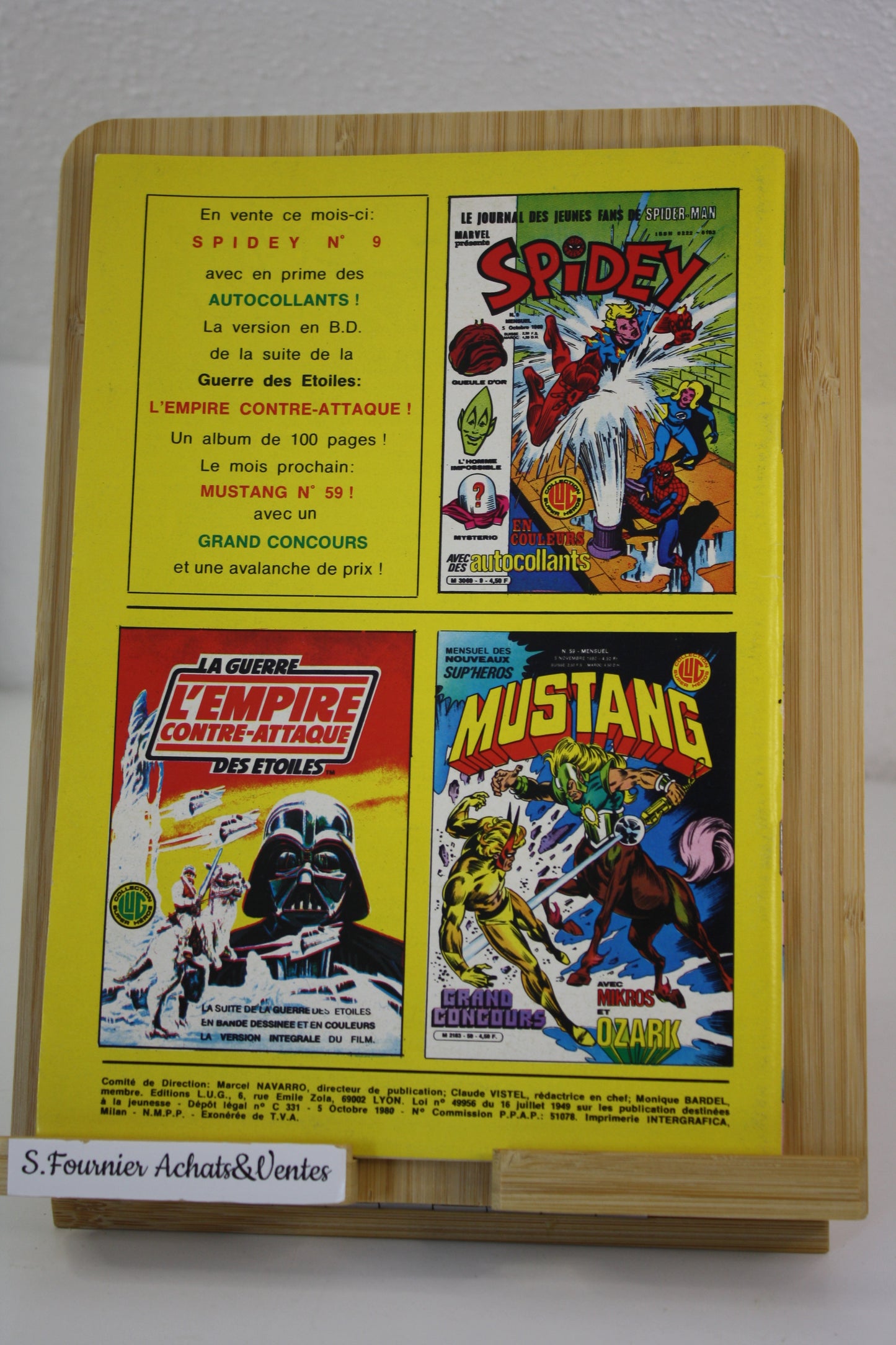 Mikros Les Svizz attaquent N°58 – Mustang – Collectif – Lug – Périodique – 1980