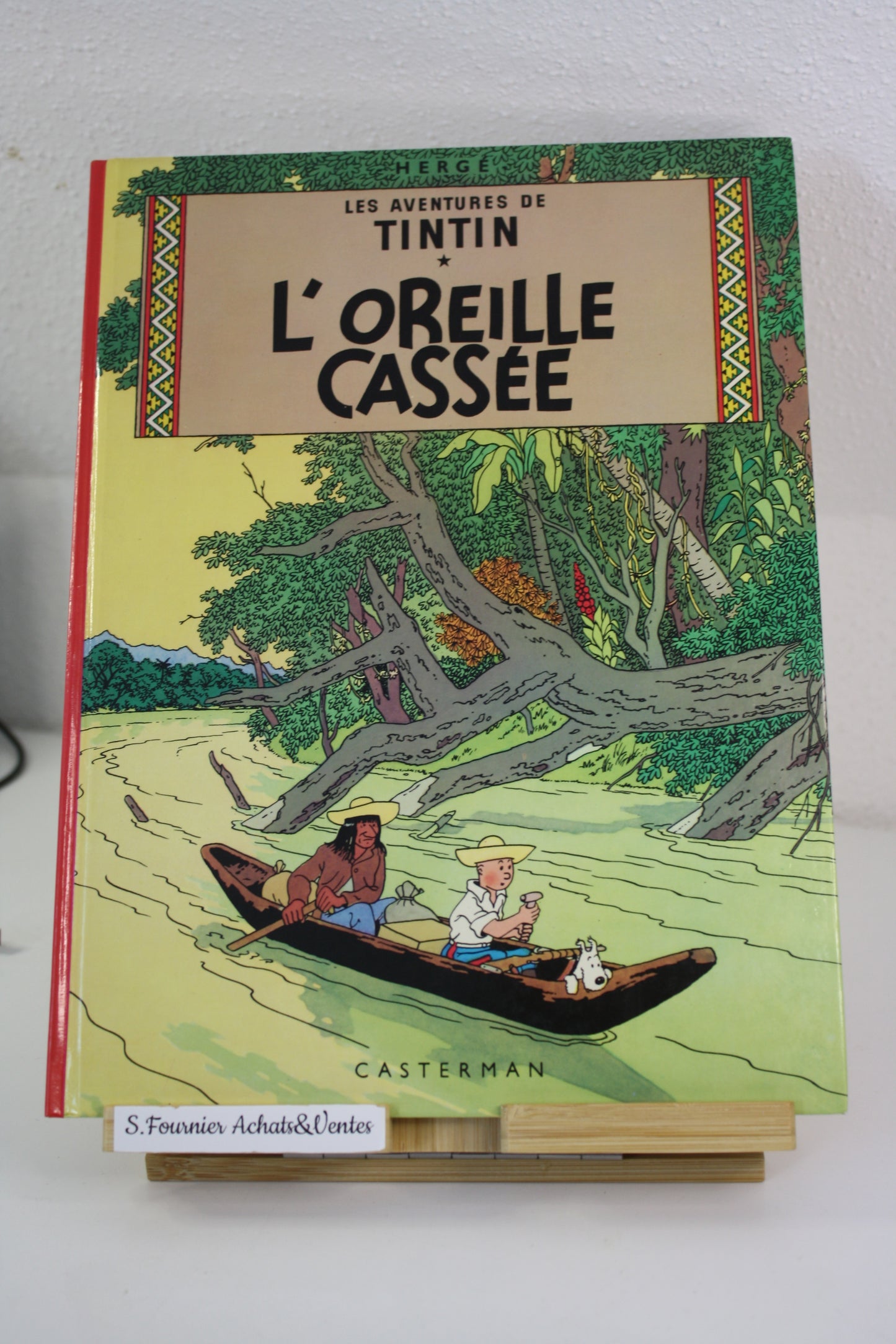 L’oreille cassée – Tintin – Hergé – Casterman – Réédition – 1975 – C1