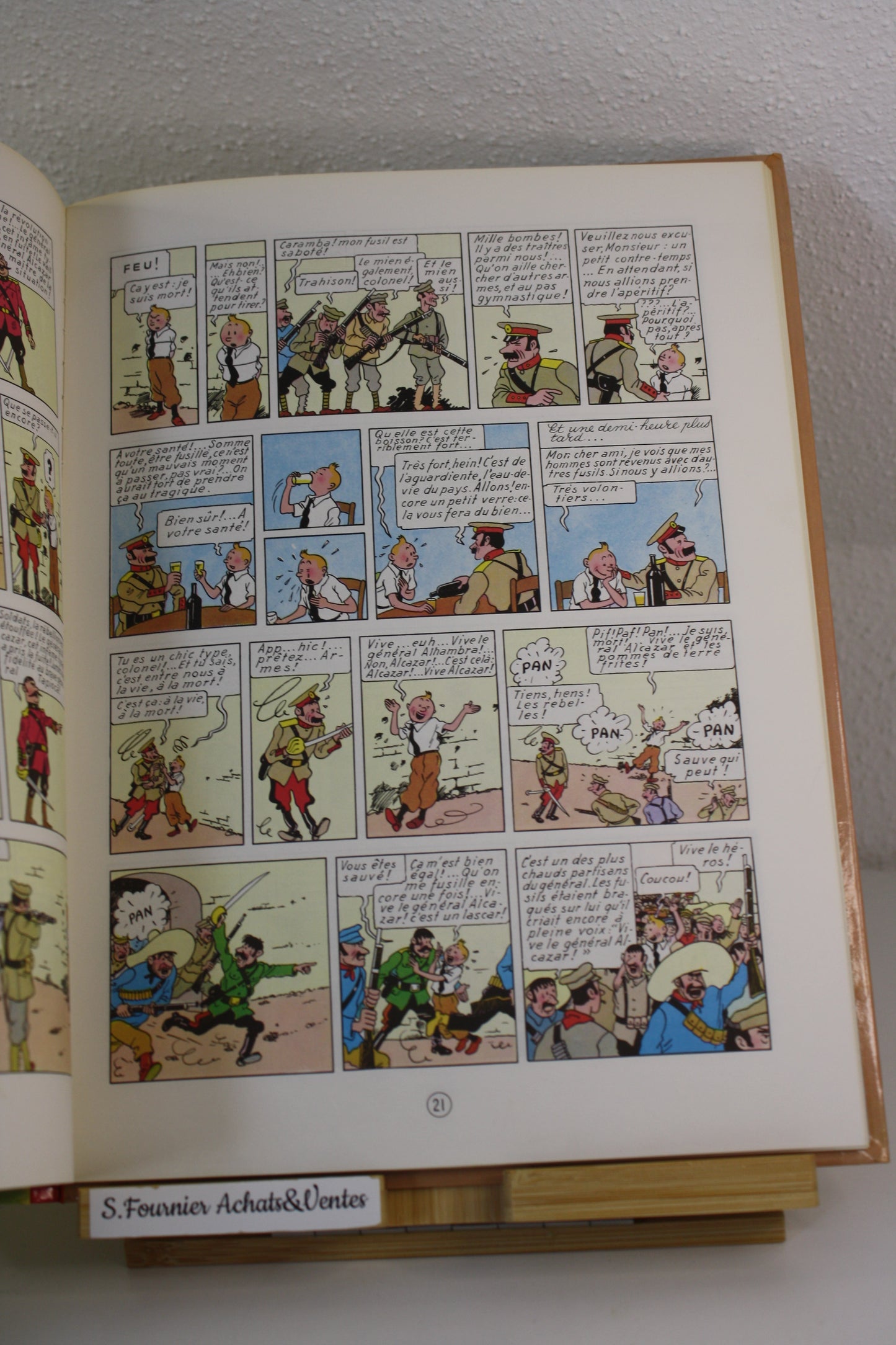 L’oreille cassée – Tintin – Hergé – Casterman – Réédition – 1975 – C1