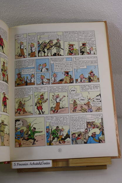 L’oreille cassée – Tintin – Hergé – Casterman – Réédition – 1975 – C1