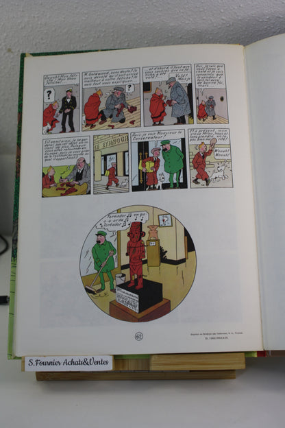L’oreille cassée – Tintin – Hergé – Casterman – Réédition – 1975 – C1