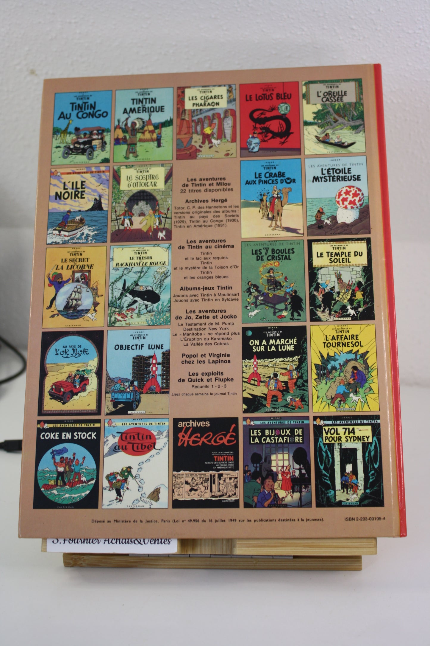 L’oreille cassée – Tintin – Hergé – Casterman – Réédition – 1975 – C1