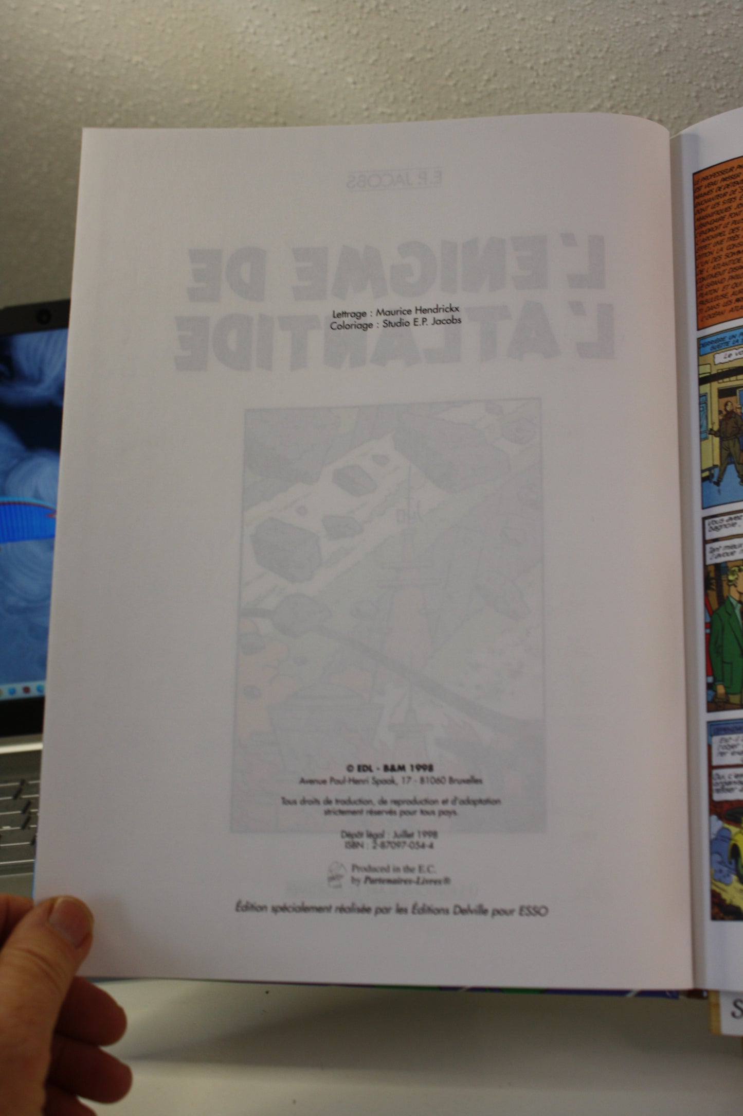SOS Météores – Blake et Mortimer – P.Jacobs – Blake et Mortimer – Publicitaire – 1998 – Esso
