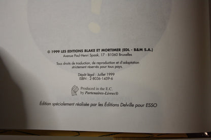 Le secret de l'espadon Tome 2 - Blake et Mortimer - Edgard P Jacques - Delville - Publicitaire - 1999 - ESSO