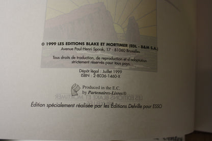 Le secret de l'espadon Tome 3 - Blake et Mortimer - Edgard P Jacques - Delville - Publicitaire - 1999 - ESSO
