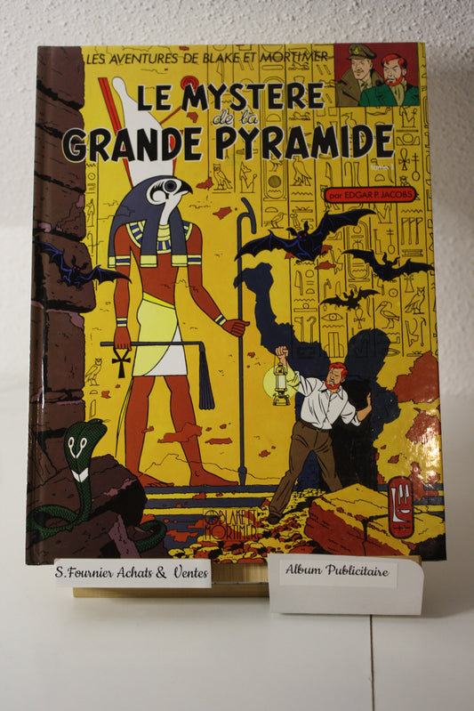 Tome 1 Le mystère de la pyramide - Blake et Mortimer - Edgard P Jacques - Delville - Publicitaire - 1999 - ESSO