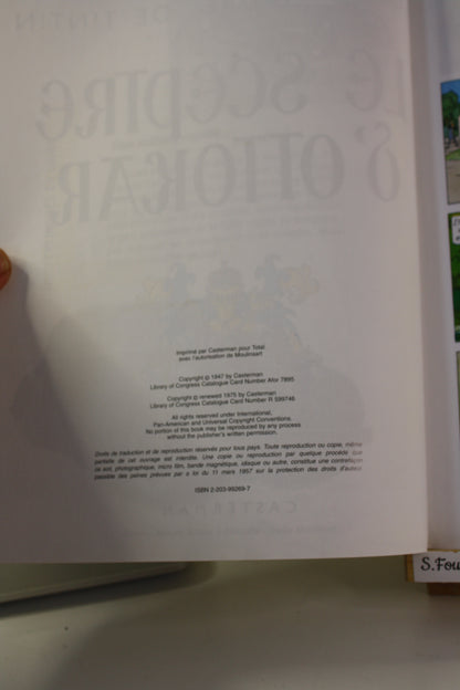 Le sceptre d’Ottokar – Tintin – Hergé – Casterman – Publicitaire – 2000 - Total