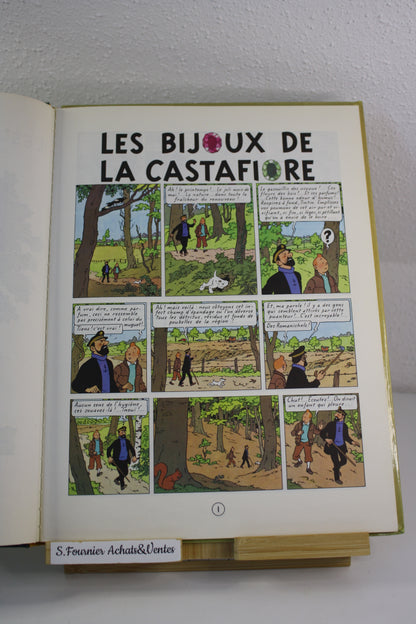 Les bijoux de la Castafiore – Tintin – Hergé – Casterman – Réédition – 1975 – B42