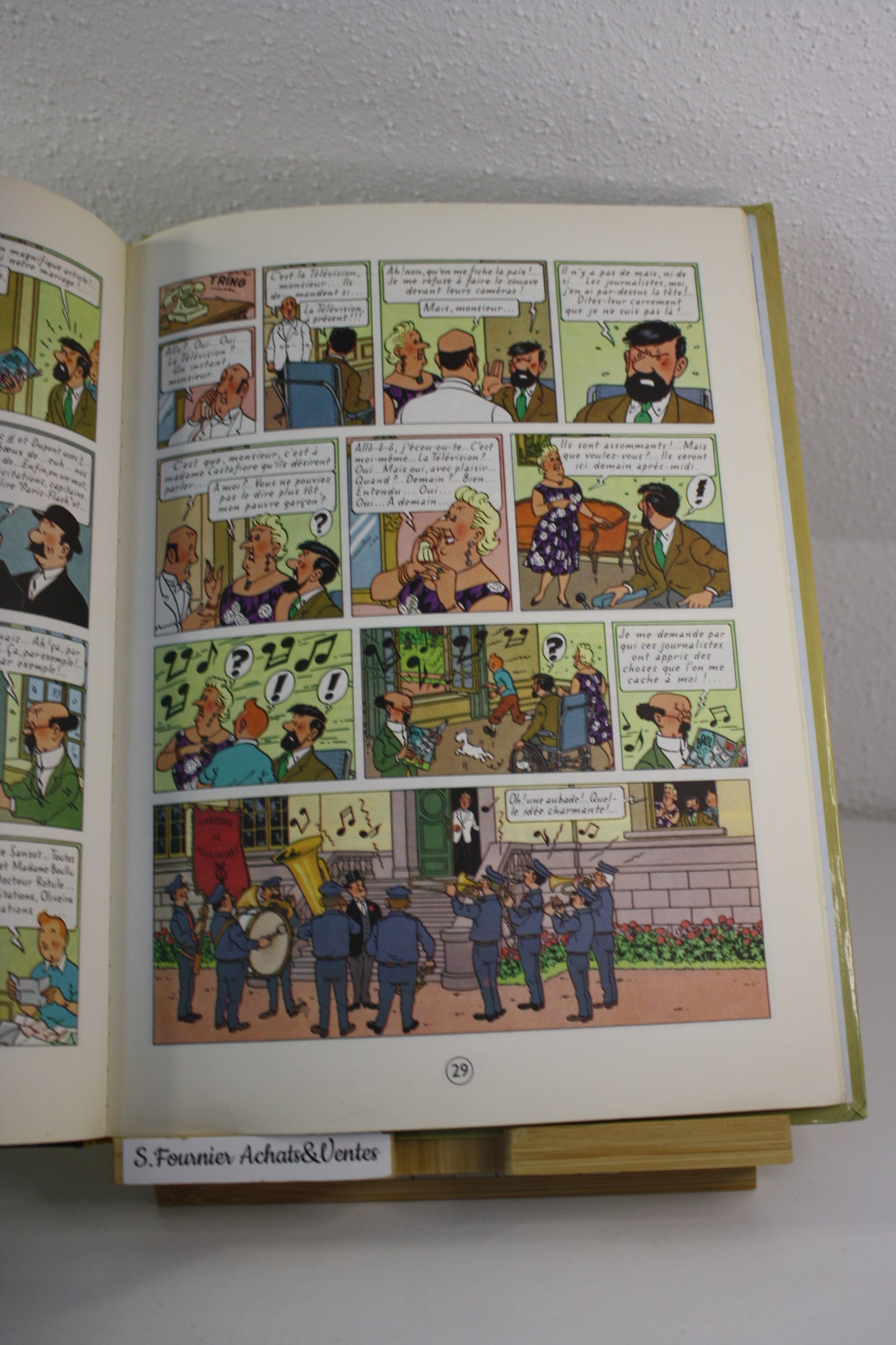Les bijoux de la Castafiore – Tintin – Hergé – Casterman – Réédition – 1975 – B42