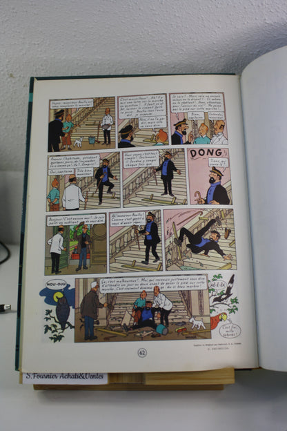 Les bijoux de la Castafiore – Tintin – Hergé – Casterman – Réédition – 1975 – B42