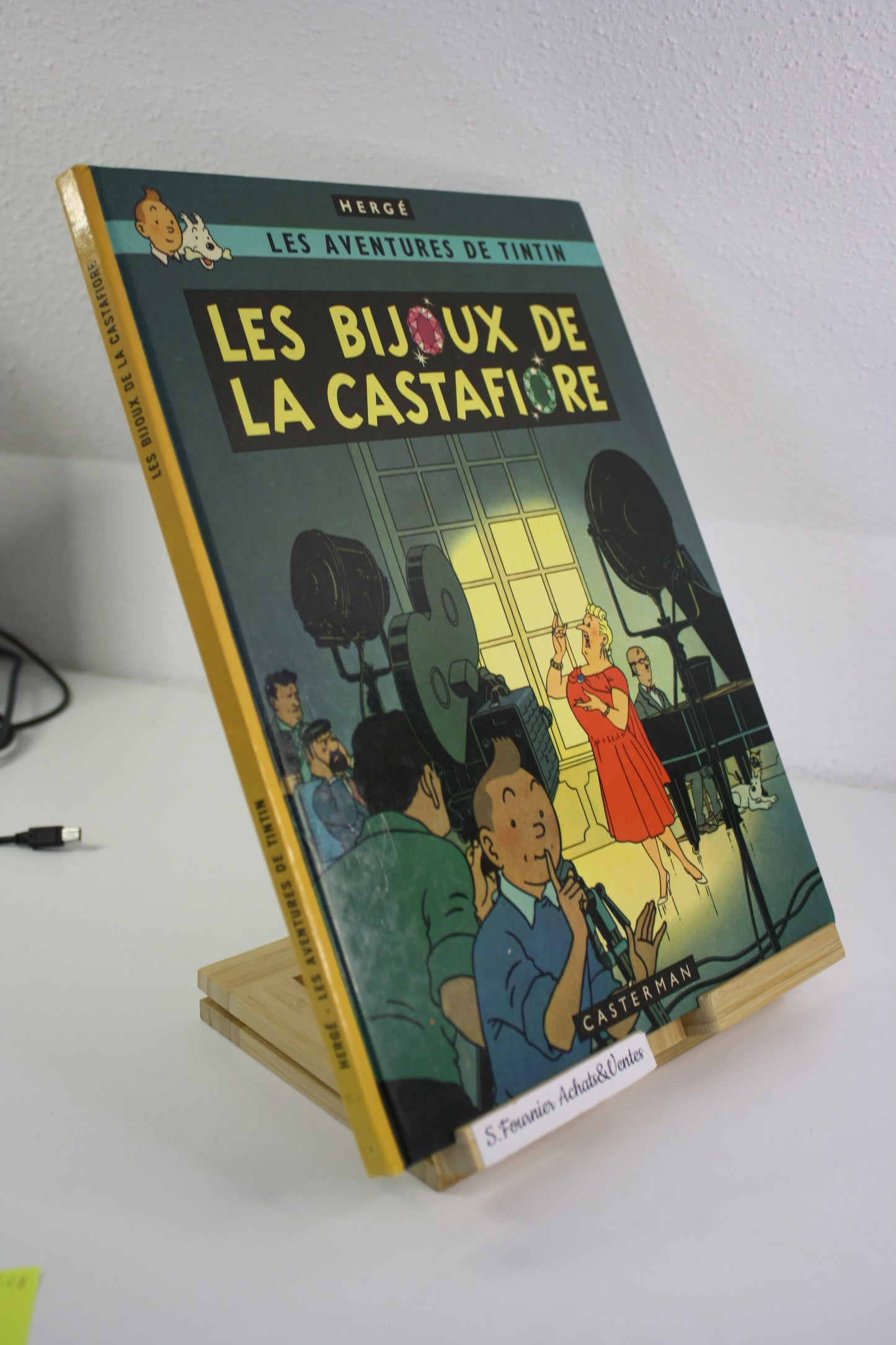 Les bijoux de la Castafiore – Tintin – Hergé – Casterman – Réédition – 1975 – B42