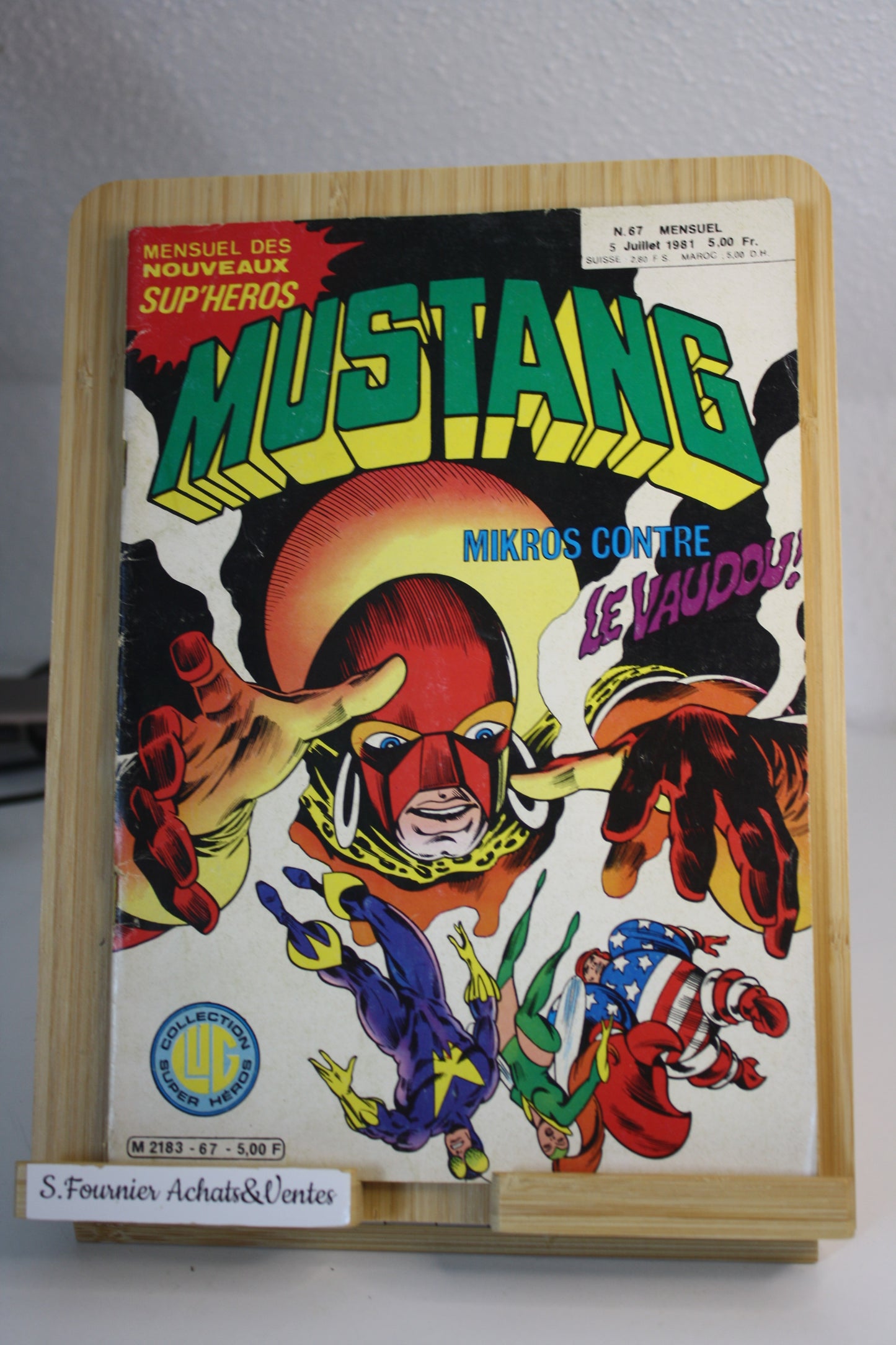 Mikros contre le Vaudou N°67 – Mustang – Collectif – Lug – Périodique – 1981