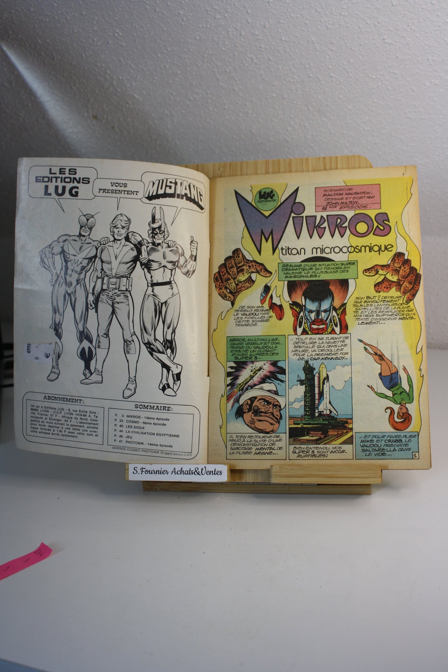 Mikros contre le Vaudou N°67 – Mustang – Collectif – Lug – Périodique – 1981