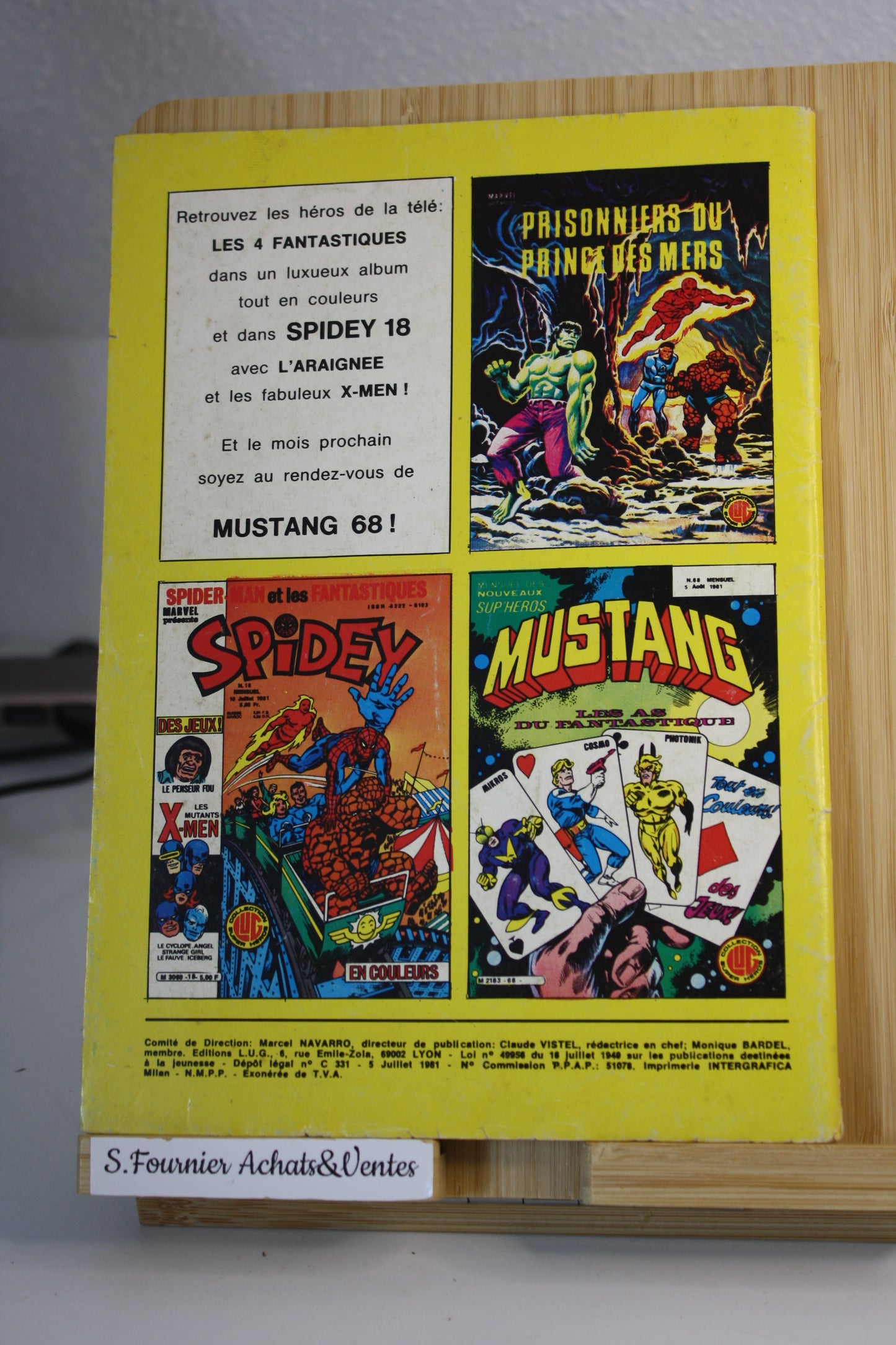Mikros contre le Vaudou N°67 – Mustang – Collectif – Lug – Périodique – 1981