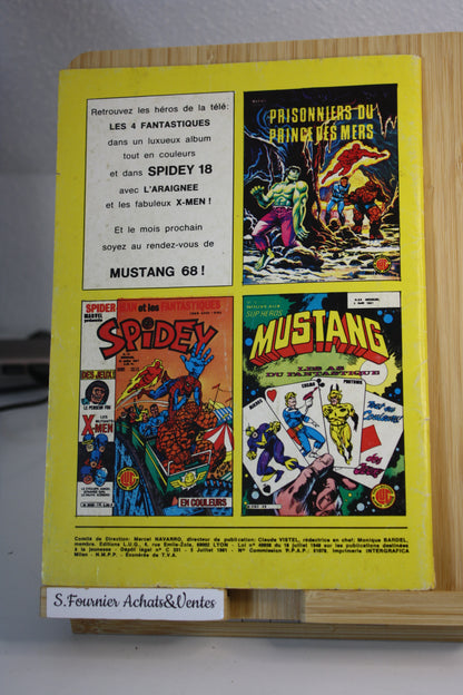 Mikros contre le Vaudou N°67 – Mustang – Collectif – Lug – Périodique – 1981
