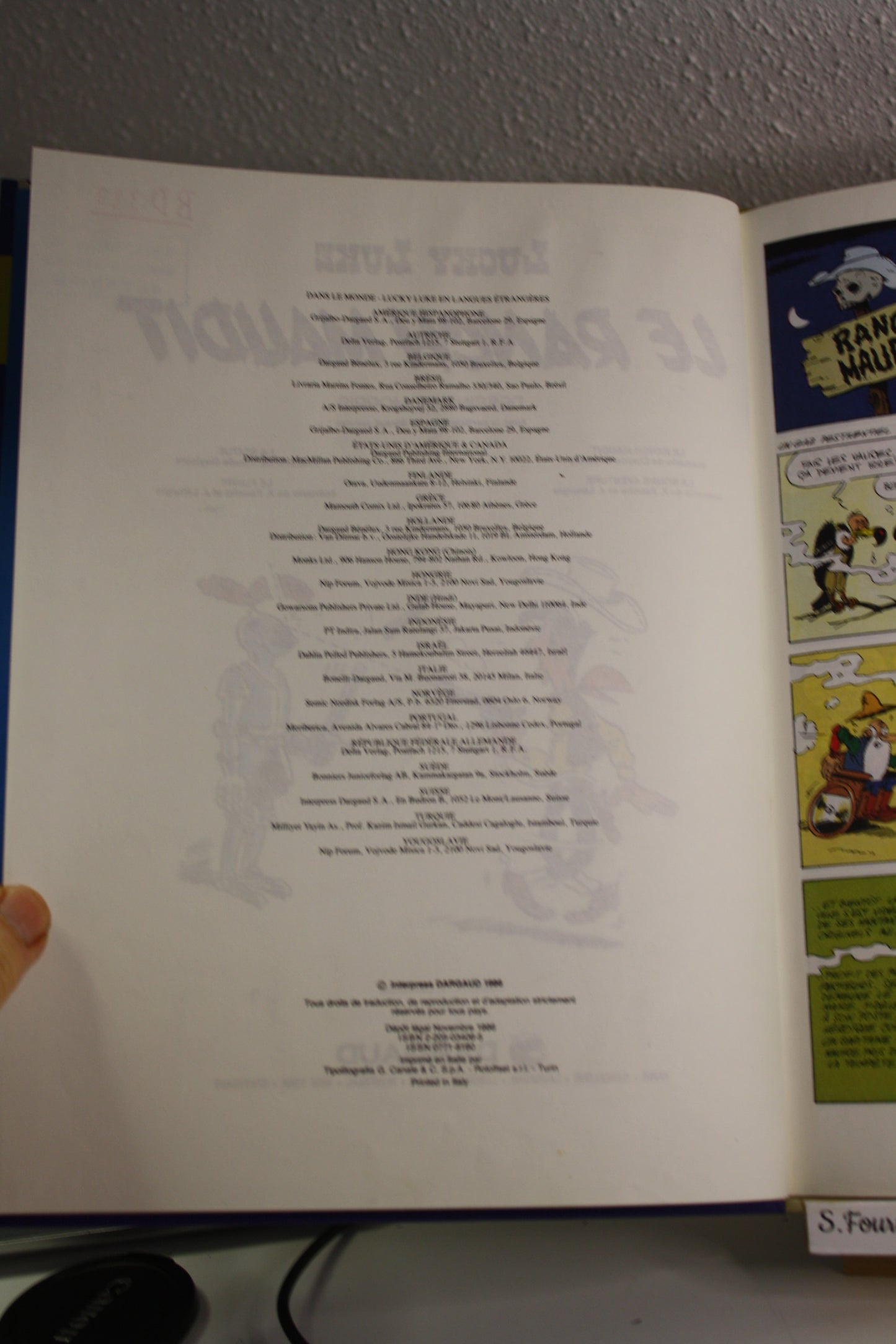 Le ranch maudit – Lucky Luke – Morris – Dargaud – EO – 1986