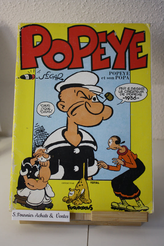 Popeye et son Popa – Popeye - Segar – Futuropolis - Publicitaire - 1988 - TOTAL