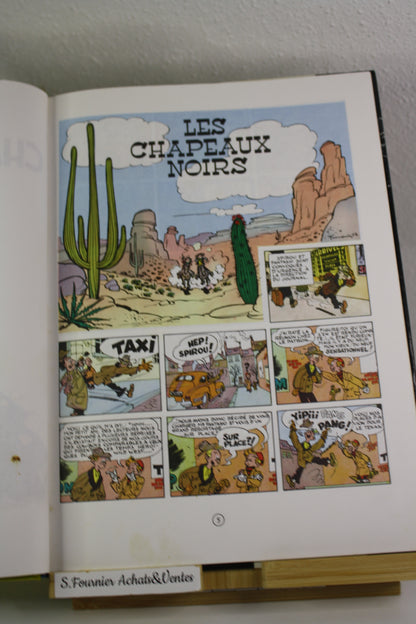 Les chapeaux noirs – Spirou et Fantasio – Franquin Jijé – Dupuis – Réédition – 1993