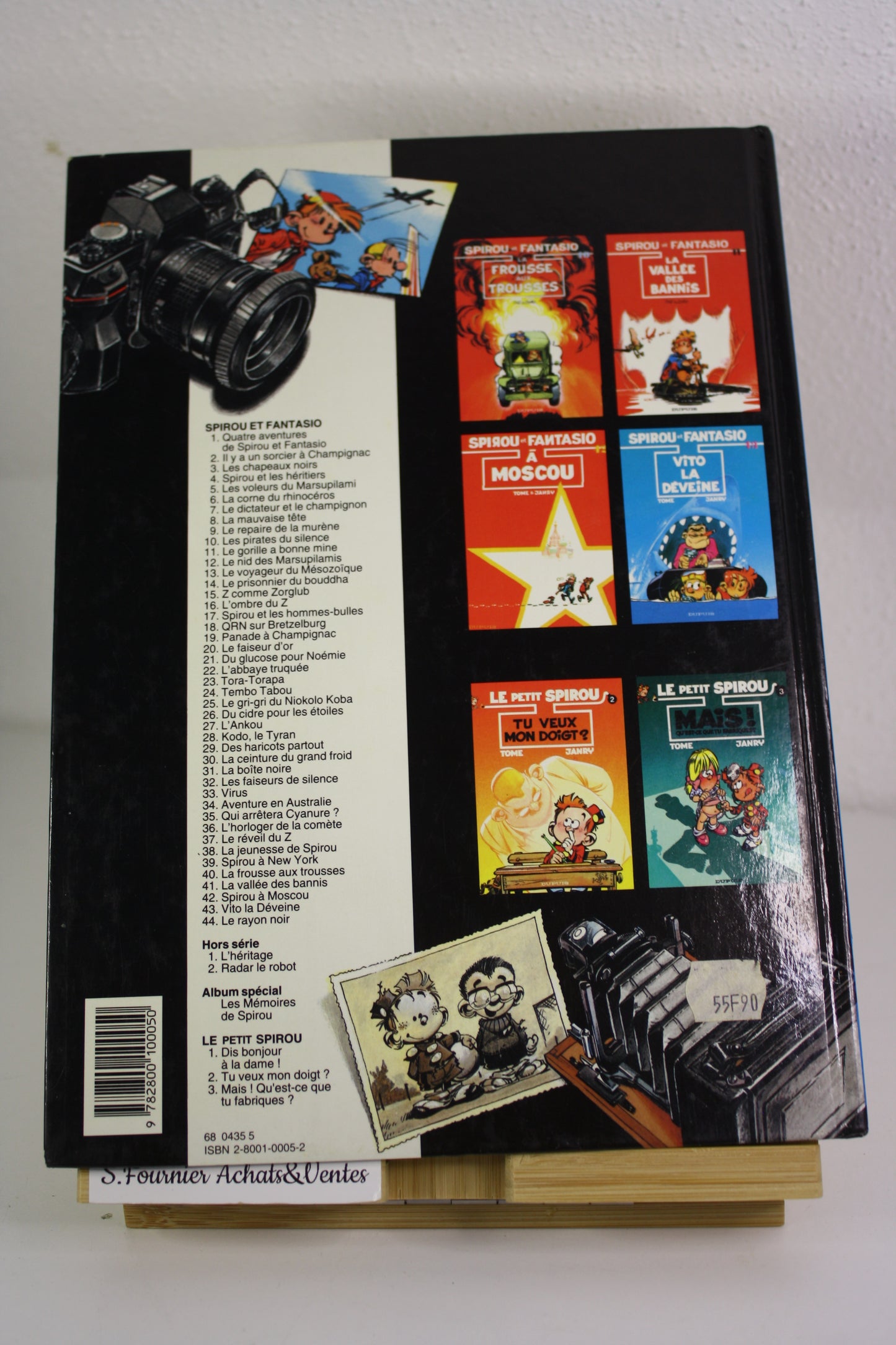 Les chapeaux noirs – Spirou et Fantasio – Franquin Jijé – Dupuis – Réédition – 1993