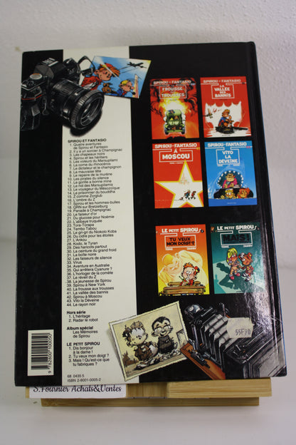 Les chapeaux noirs – Spirou et Fantasio – Franquin Jijé – Dupuis – Réédition – 1993