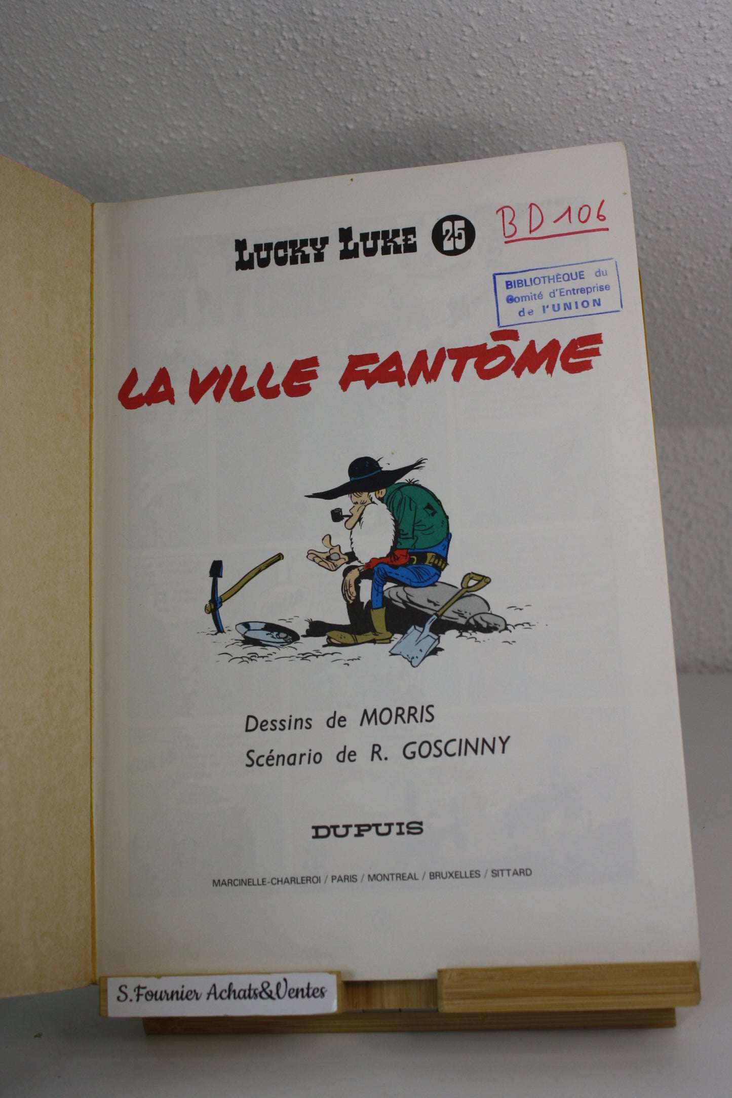 La ville Fantôme – Lucky Luke – Morris – Dupuis – Réédition – 1981