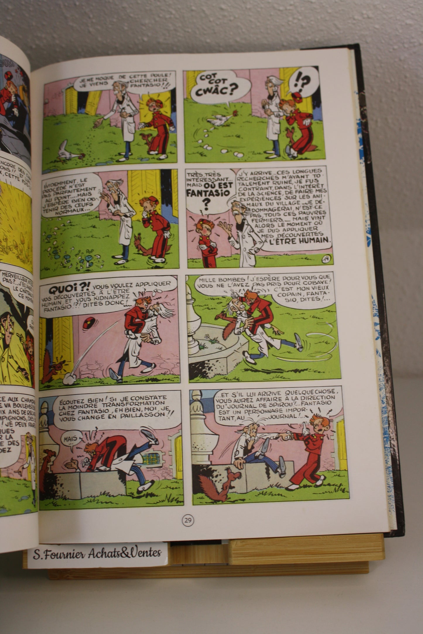 Il y a un sorcier à Champignac – Spirou et Fantasio – Franquin – Dupuis – Réédition – 1993
