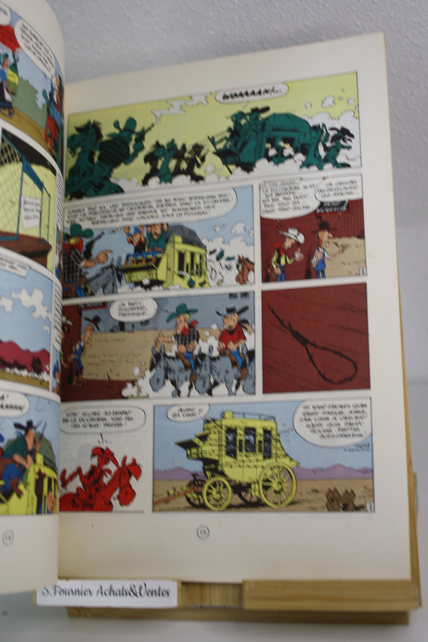 Des barbelés dans la prairie – Lucky Luke – Morris – Dupuis – Réédition – 1968