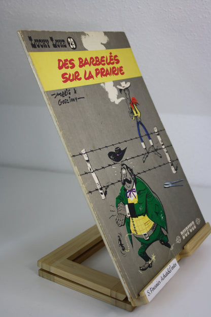 Des barbelés dans la prairie – Lucky Luke – Morris – Dupuis – Réédition – 1968