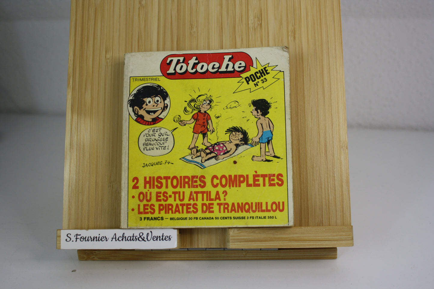 Les pirates du tranquillou N°33 – Totoche Poche – Tabary Nadaud – Vaillant – Périodique – 1974